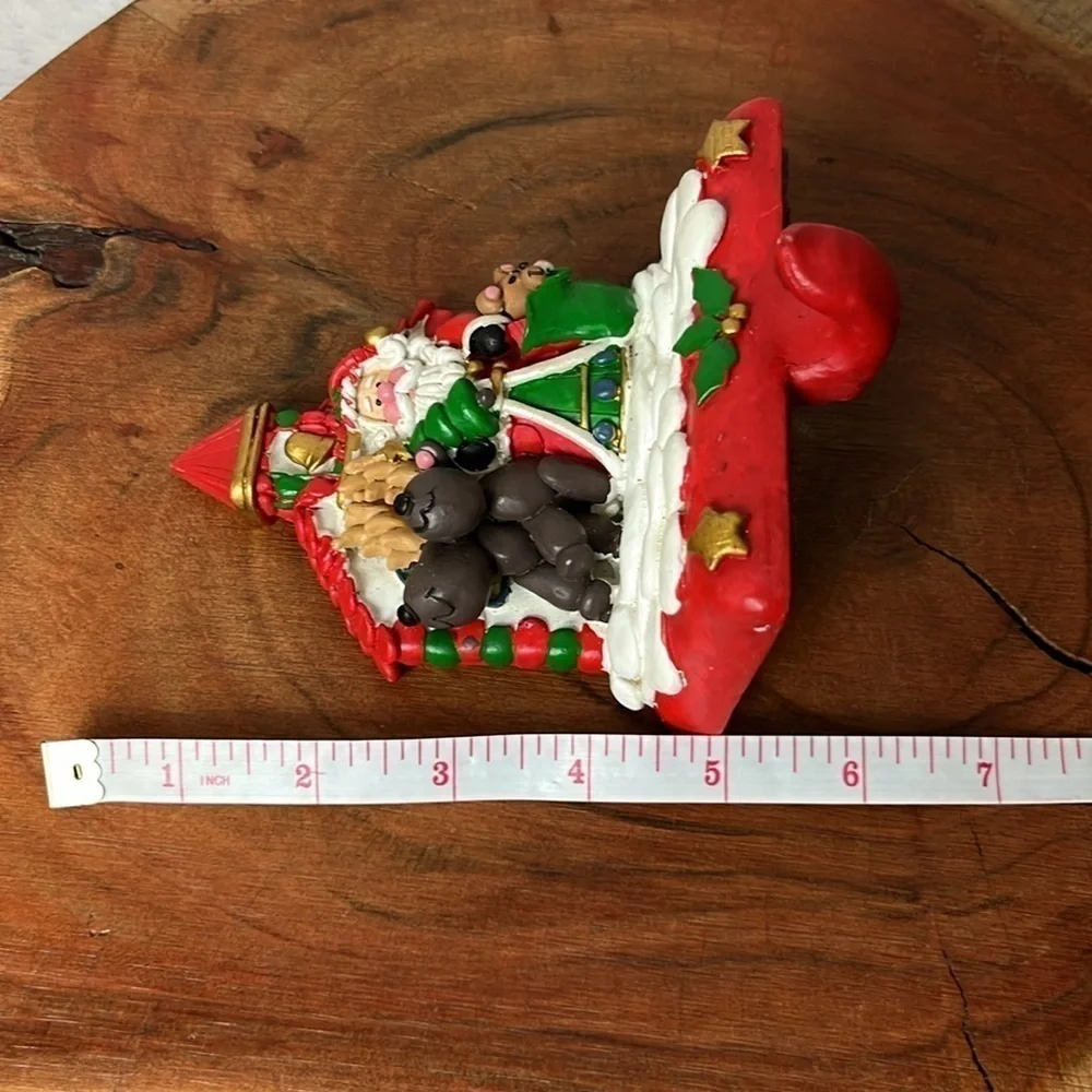 RARE Pair of VIntage Christmas Stocking Holders